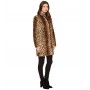 Пальто меховое Leopard Guess